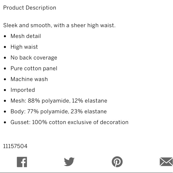 VS Unlined Mesh Bralette & Panty Set - NWT - Picture 7 of 7